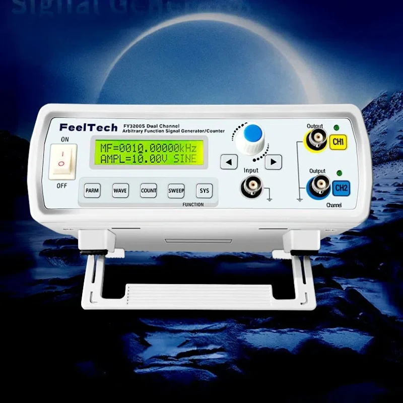 

Digital DDS Function Generator Dual-channel 12Bits 250MSa/s Sine Wave 24MHz Arbitrary Waveform/Pulse Frequency Signal Generator