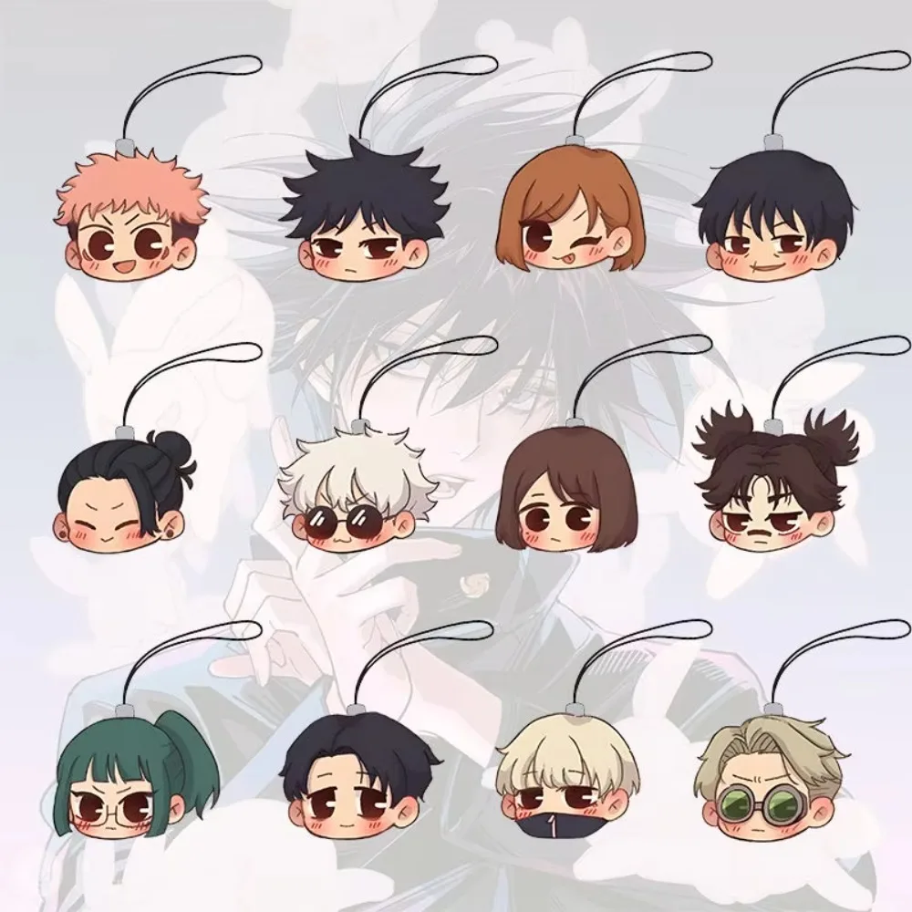 

Aaneim Jujutsu Kaisen Men Mobile Phone Lanyard Keychain Gojo Satoru Geto Suguru Phone Jewelry Bags Keyring Pendant Kids Gift Cos