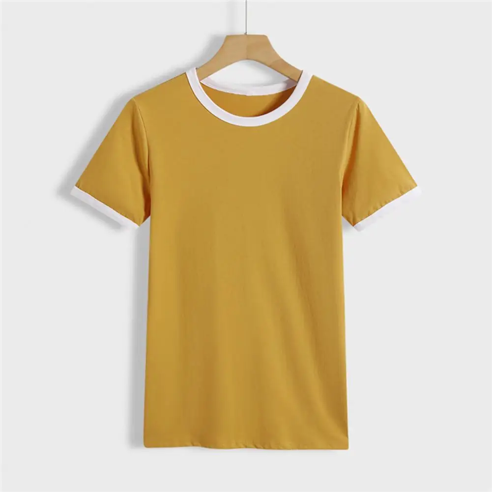 

Повседневная облегающая футболка с короткими рукавами, женский топ, лето 2023, новый стиль, корейская версия, студенческая женская одежда, модная