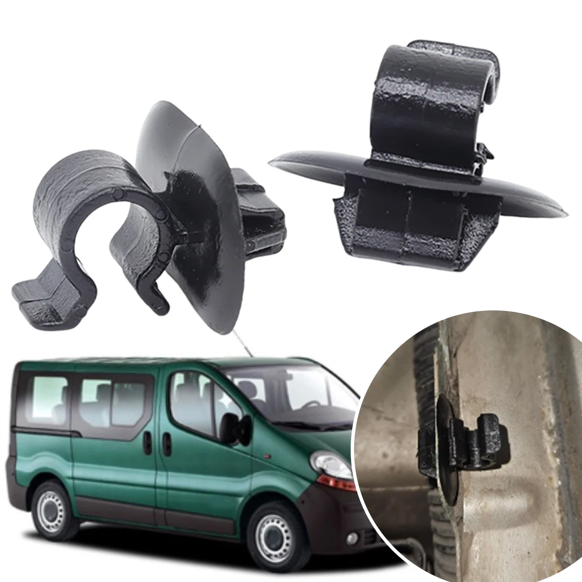 

Bonnet Rod Clip for Renault Traffic II Primastar Opel Vivaro Strut Arm Retainer Holder Prop Buckle Clamp Under Lock Hood Repair