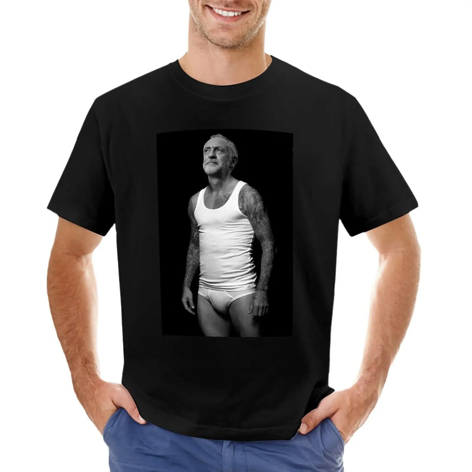 

Jeremy Corbyn Underwear Model T-Shirt customizeds Blouse designer t shirt men