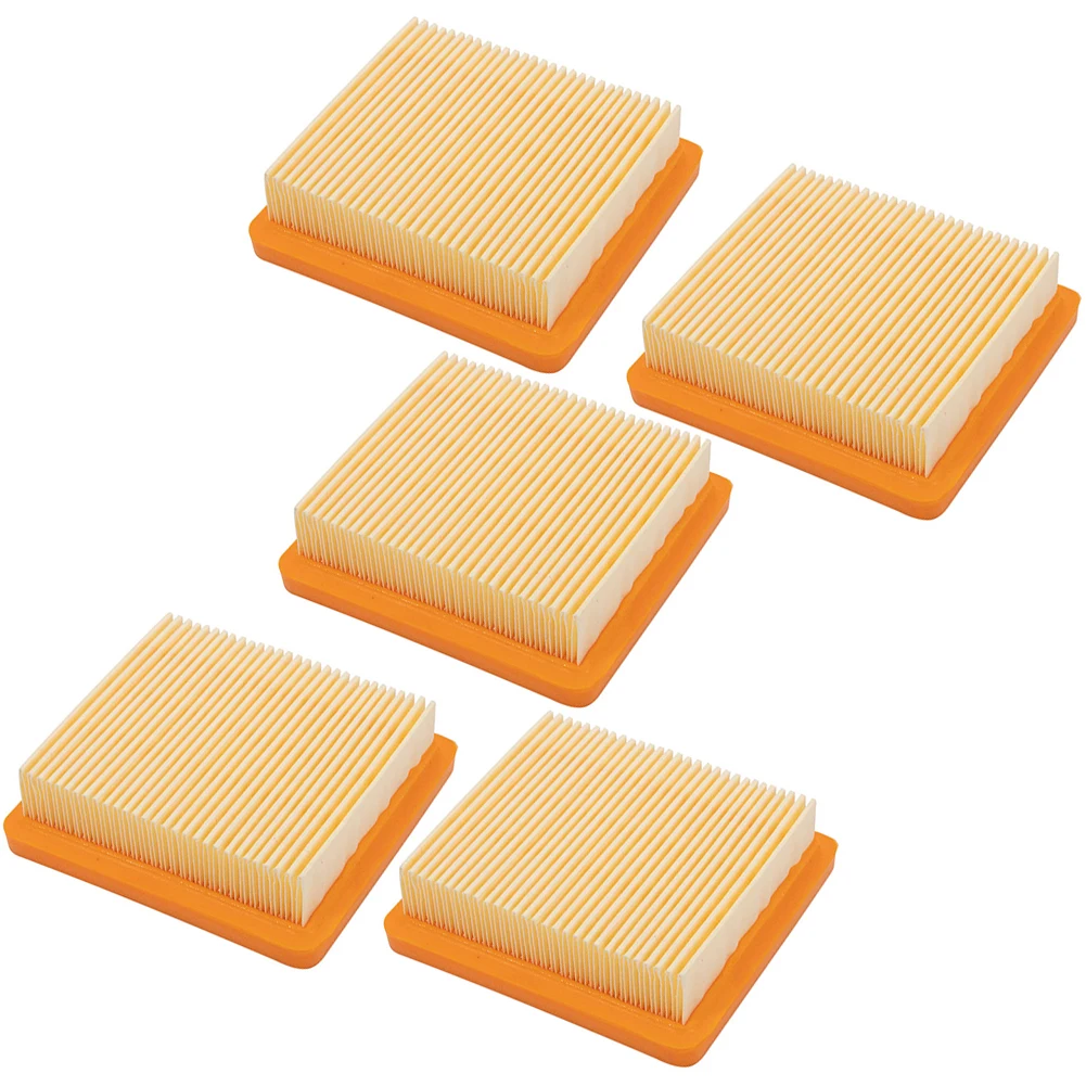 4180 141 0300 Air Filter 5 Pack For Trimmers KM91R/KM131/FS89/FS91/FS111 Replace Air Filter Garden Power Tools