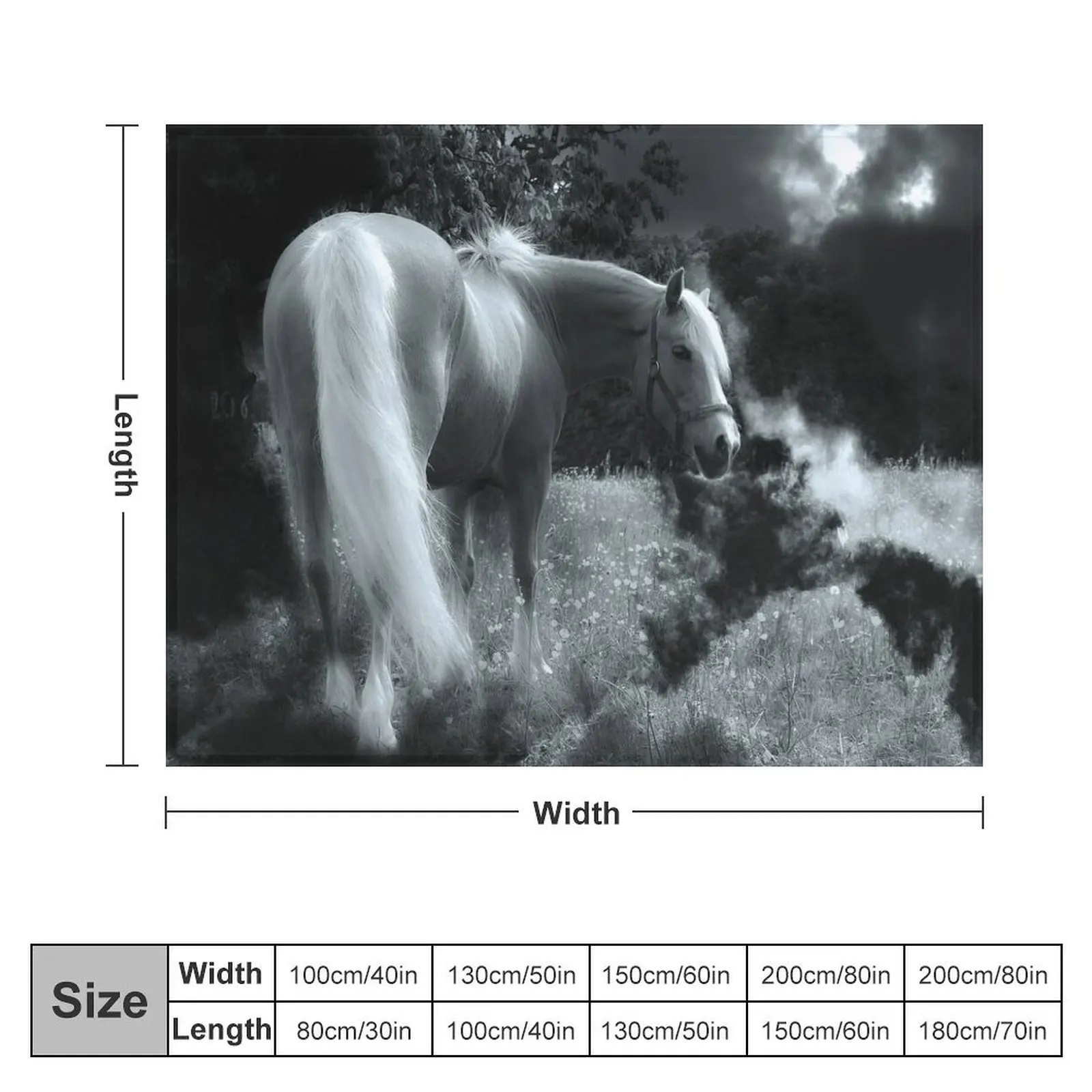 horse horses equestrian Throw Blanket for sofa Decorative Sofas Blankets