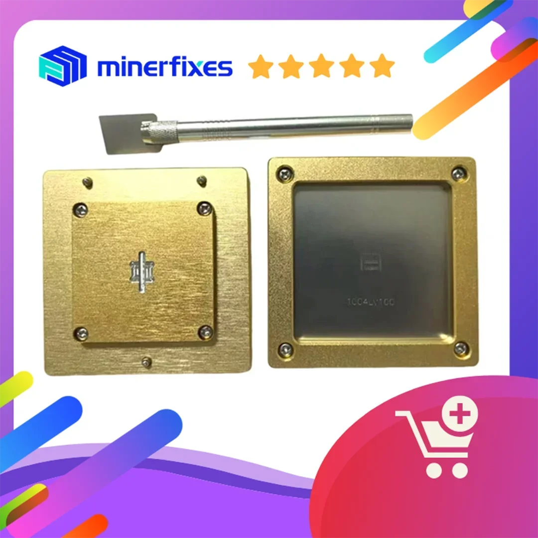 Iceriver KS5L 1004LV100 ASIC чип оловянный инструмент оловянный трафарет помогает KS5L хэш-плата чипы ASIC равномерно оловянные копины аксессуары для шахтеров