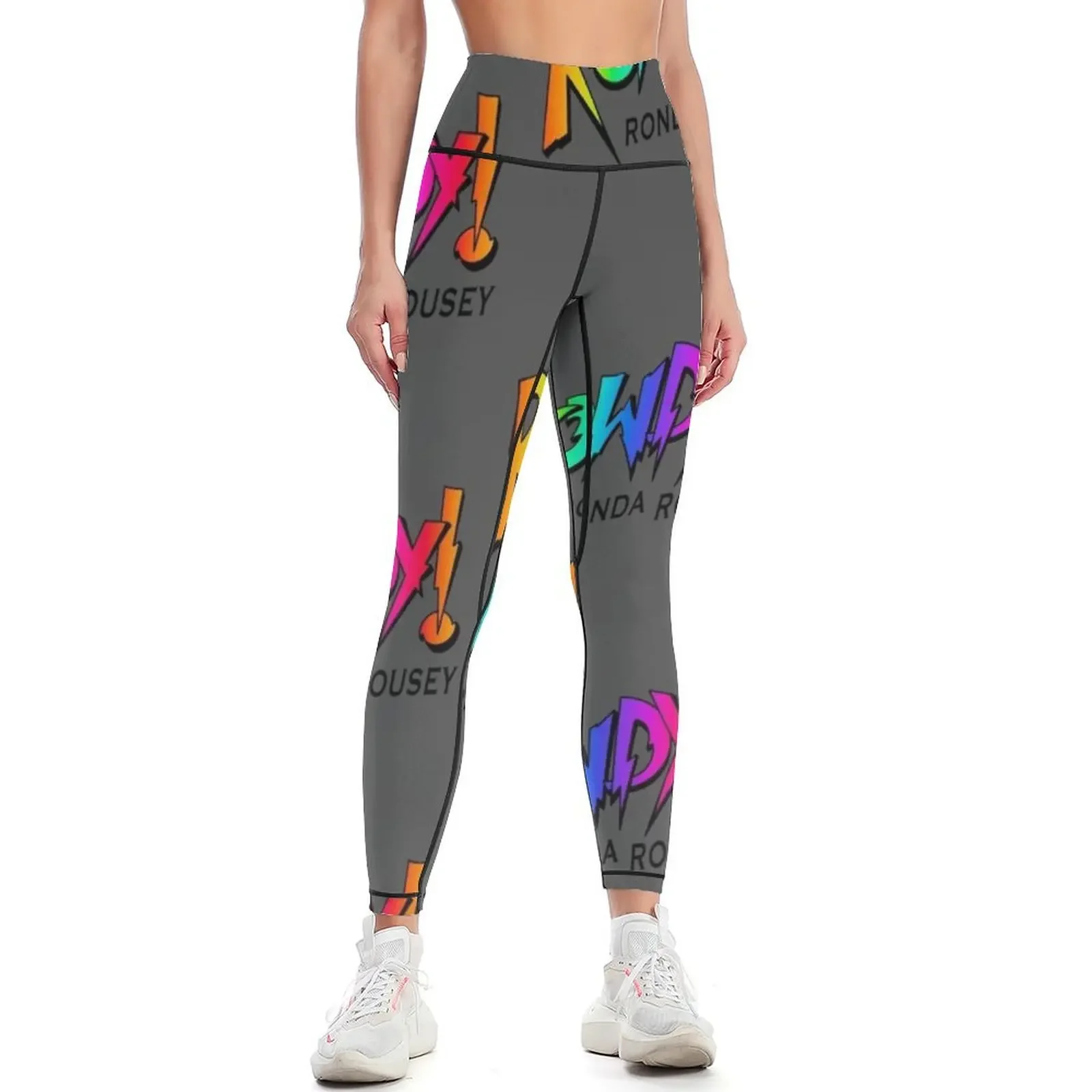 

Rainbow Leggings push up fitness gym top leggins push up woman sporty woman push up Womens Leggings