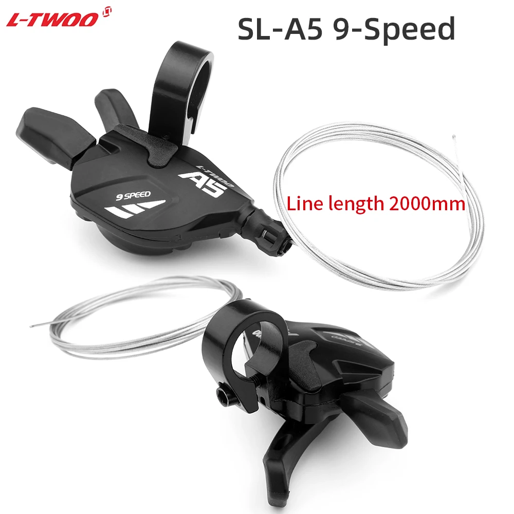 LTWOO 9Speed A5 Bicycle Shifter Rear Derailleur Groupset 9V Sunshine 11-36/40/42/46/50T Cassette KMC X9 Chain For Simano HG Part