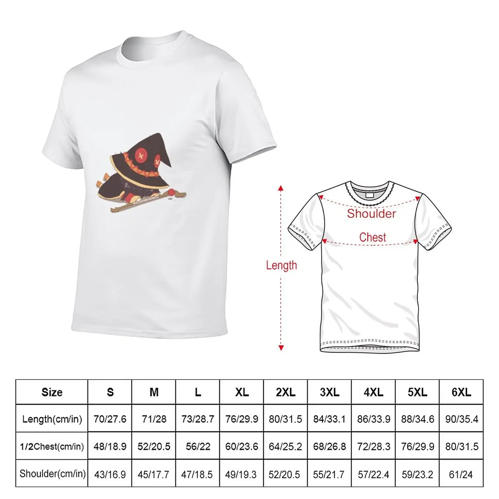 Megumin T-Shirt sports fans anime clothes customizeds men t shirts