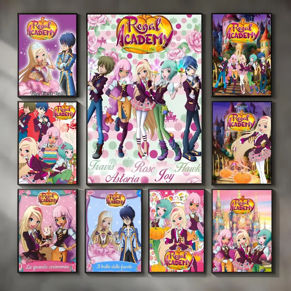 Magical Animated Series R-Regal Academy Poster Modern Interior Wall Decor & Trendy Home Highlights