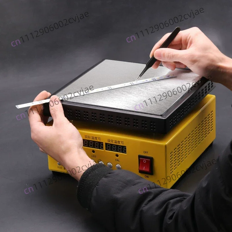 Constant Temperature Heating Table Adjustable Temperature LED Lamp Bead Desoldering Table Heating Plate and Film Ironing Machine