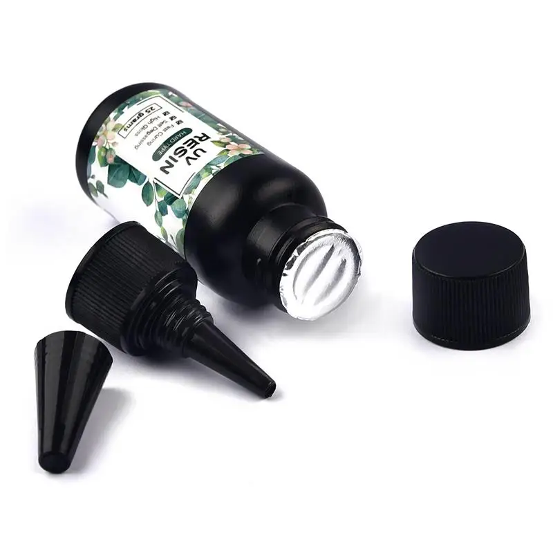 Hard UV Resin Glue Crystal Clear Ultraviolet Curing Epoxy Resin UV Glue Solar Cure Sunlight Activated DIY Jewelry Making Tools