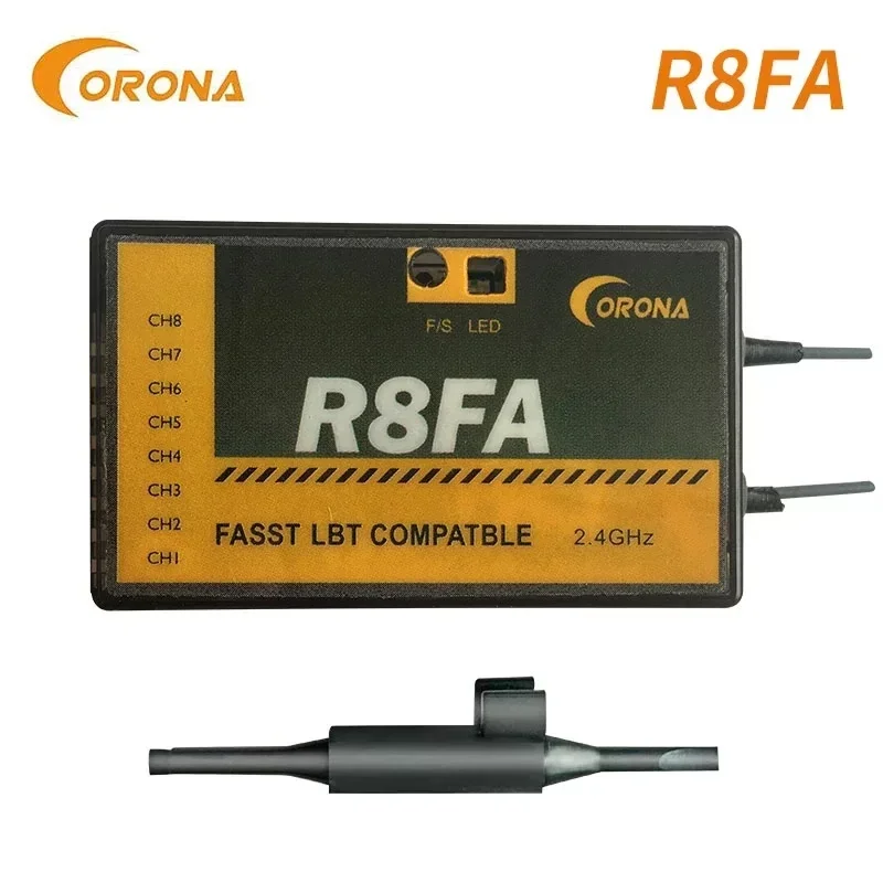 Corona 2.4Ghz R820FA F4FA R6FA F8FA R14FA SBUS Receiver Compatible FUTABA FASST 10C 12FG 14SG 16SZ 18SZ TX