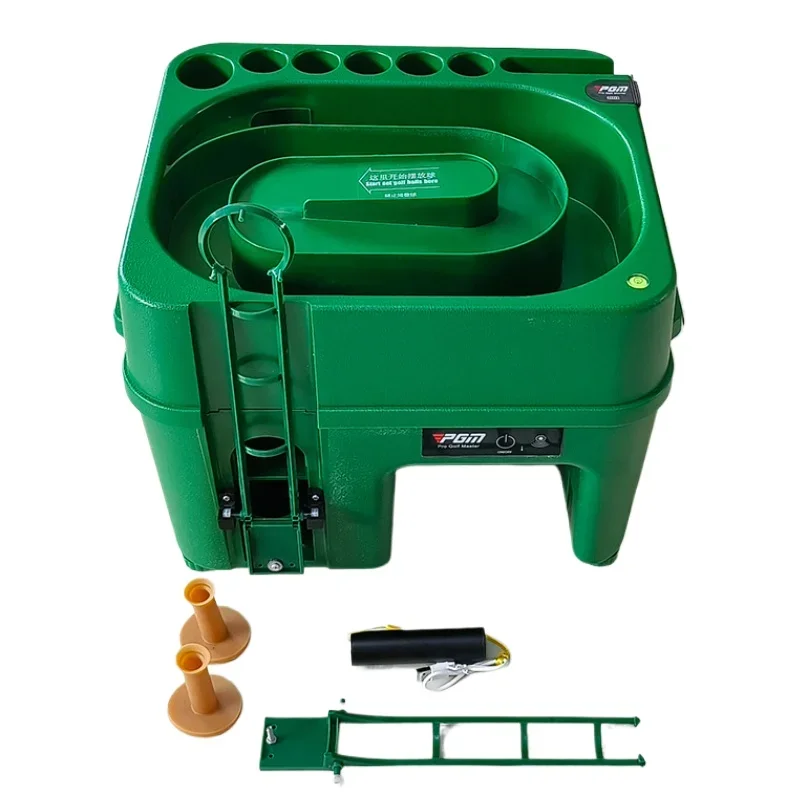 Infrared Induction Golf Serve Machine Automatic ABS Golf Ball Dispenser Machine with Foldable Track Holder