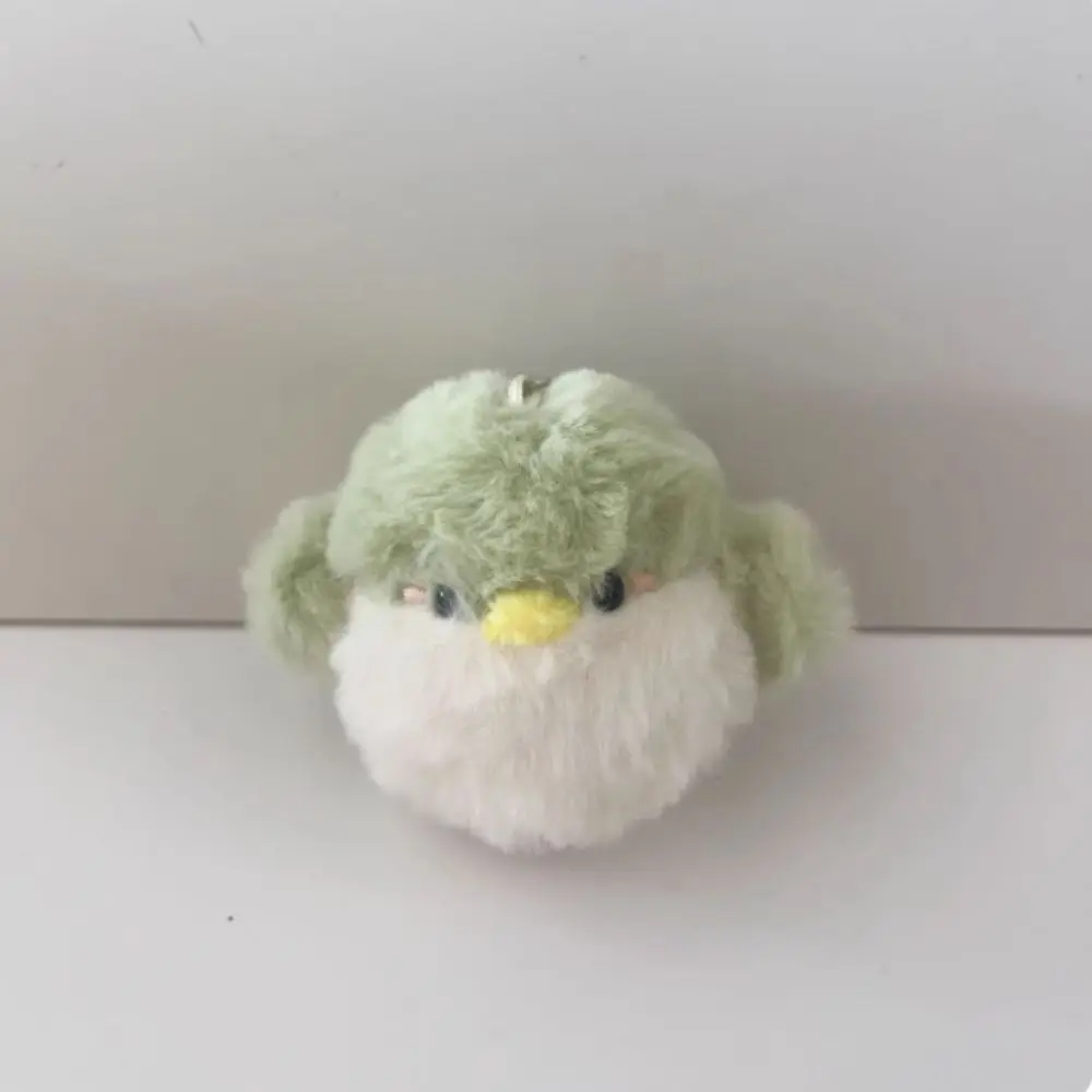 Cartoon JinYoung Jackson Bird Plush Pendant Key Ring BamBam GOT7 Plush Keychain Green 8CM Bird Key Ring Birthday Gift