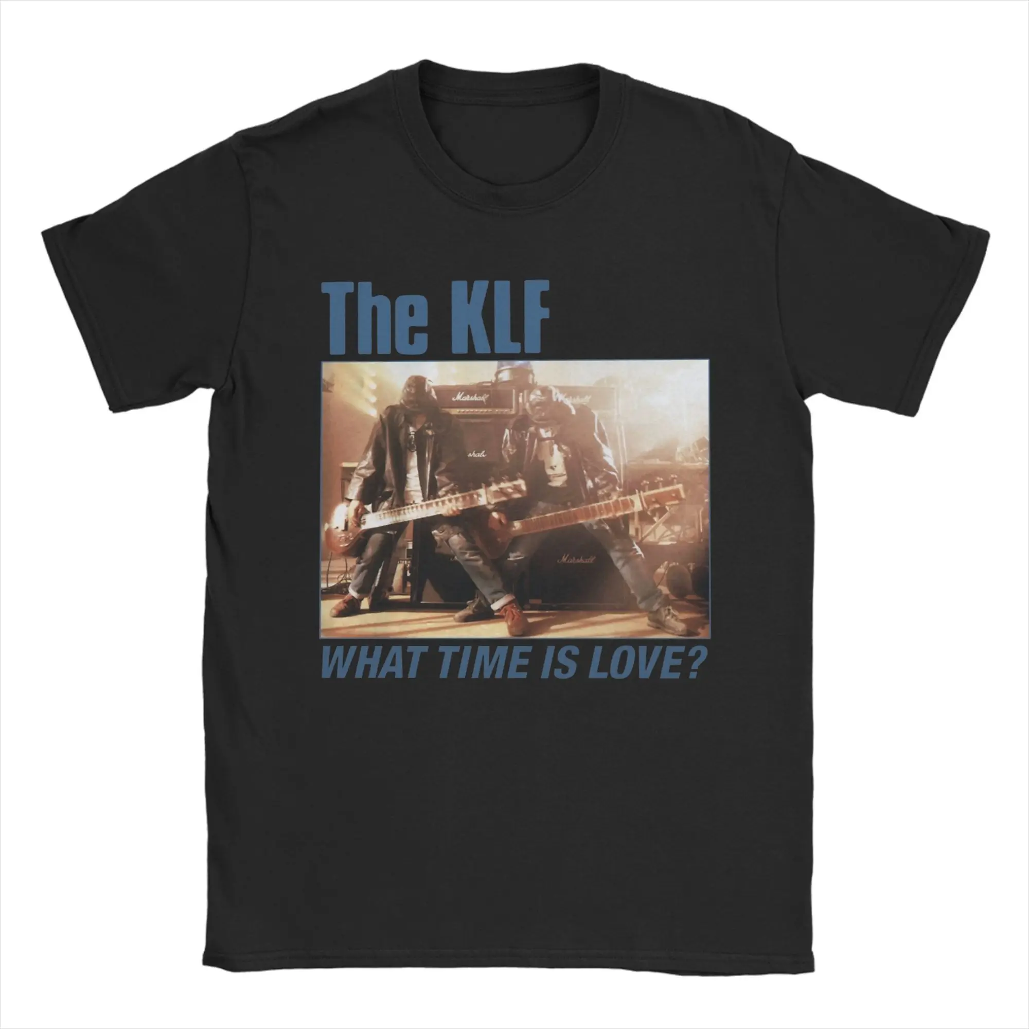 

THE KLF Vintage T Shirt Men Women's 100% Cotton Vintage T-Shirt Round Neck Tee Shirt Short Sleeve Clothing Gift Idea