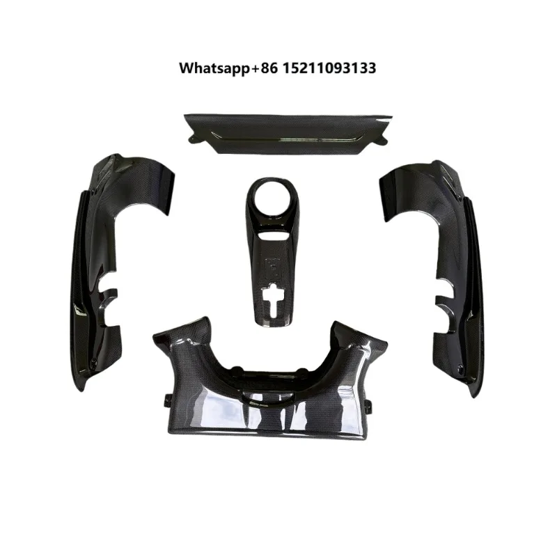 High Quality OEM Style 3K Dry Carbon Fiber Engine Compartment Cover Kit for 488