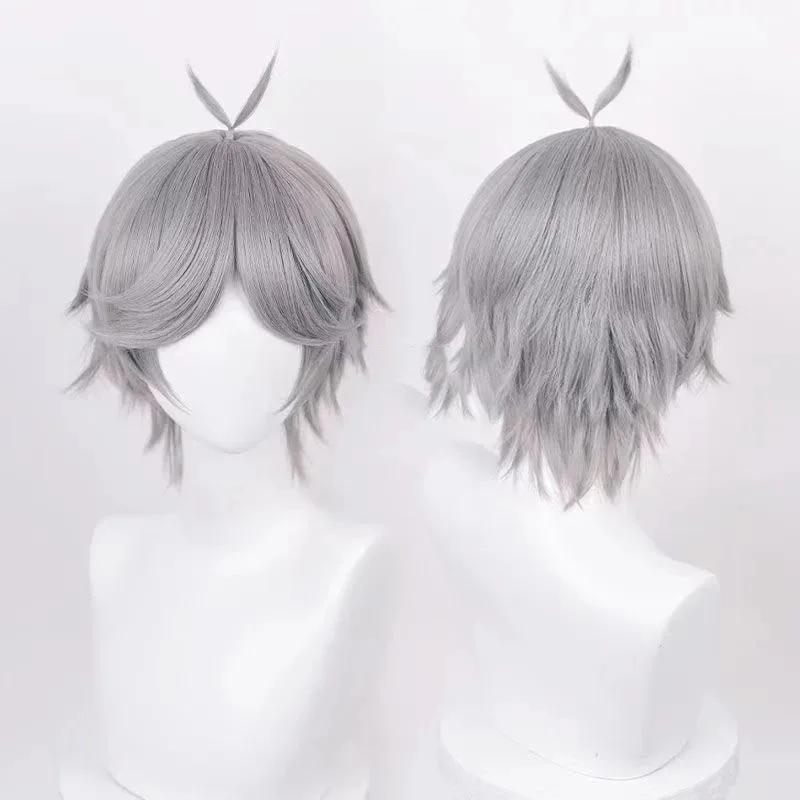 Peluca de Anime Haikyuu Sakusa Kiyoomi, disfraz de voleibol, pelucas para fiesta de Halloween de alta calidad