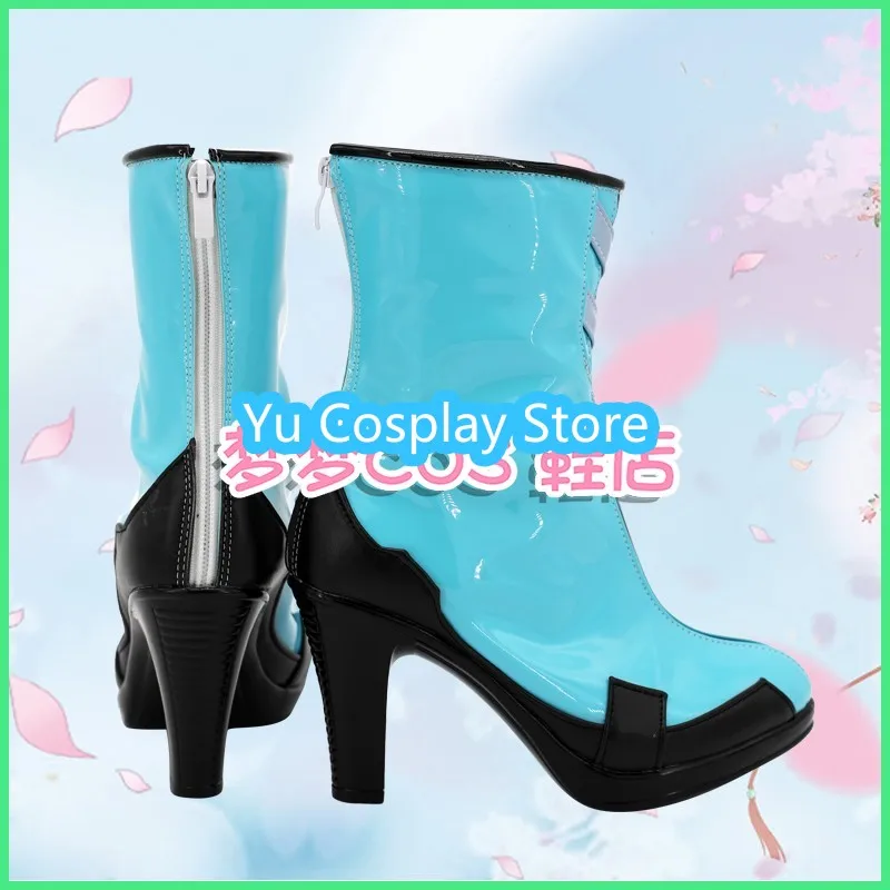 Florence Cosplay Shoes Game Girls Frontline Project Neural Cloud Cosplay Prop PU Leather Shoes Halloween Boots Custom Made