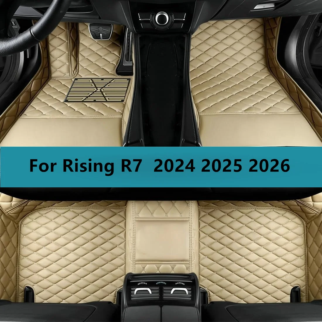 

Левые/правые автомобильные коврики на заказ для Rising R7 2022 2023 2024 2025 2026 Коврики для салона автомобиля Аксессуары
