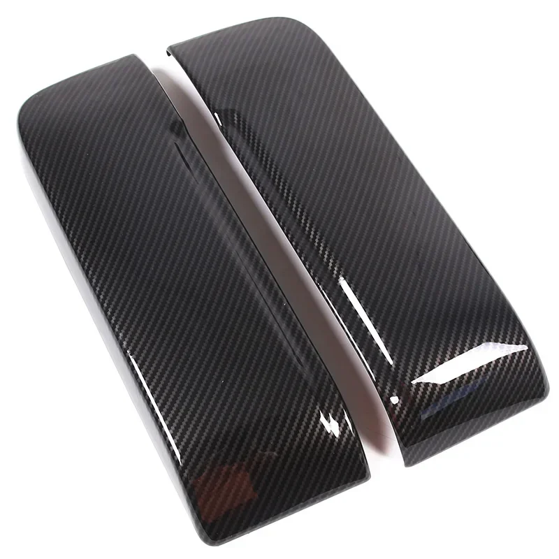 

For Rivian R1T R1S 2022-25 ABS Carbon Fiber Car Center Control Armrest Box Protective Cover Decorative Interior Car Accessories