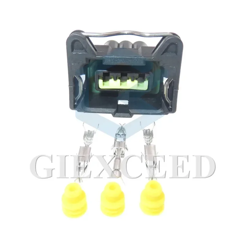 2 Conjuntos de Conjunto AC de 3 Pinos 85205-1, Kit de Temporizador Power Junior, Terminais, Conector de Fio de Bota, Sensor, Conector de Oxigênio, Soquete de Motor de Marcha Lenta