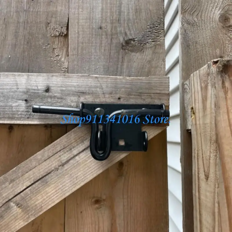  Heavy Duty Sliding Bolt Latches for Gate & Door with Lock Hole Security Sliding Bolt for Enhances Security & Privacy