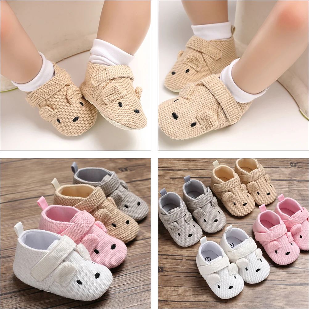 Chaussures légères en coton pour bébés filles, pantoufles d'intérieur d'automne, respirantes, confortables et durables