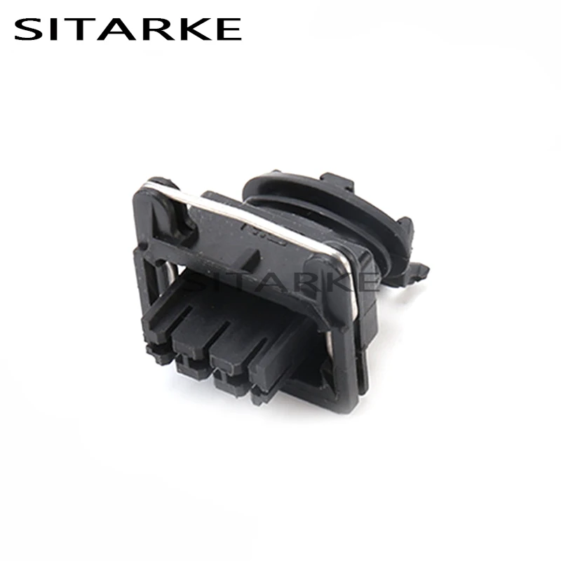 

5 Sets Tyco TE AMP 3 Pin Female Automobile EV Waterproof Wire Harness Connector 3.5mm Plug With Relevant Rubber Cover 282246-1