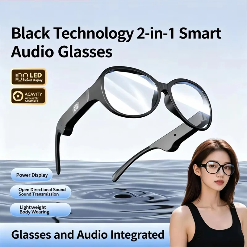 Smart Bluetooth Sunglasses Bluetooth 5.4 Protecting Audio Headphones Fingerprint Touch Control For Apple Xiaomi Samsung