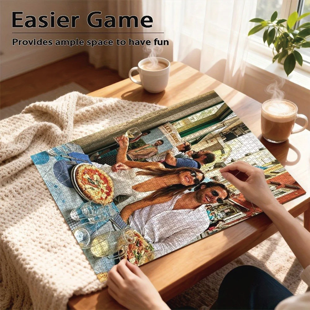 35/300/500/1000pcs Personalized Custom Photo Puzzle Family Photos Friends A Memorable Keepsake Or A Special Celebration