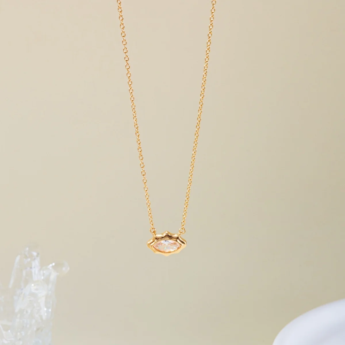 Doppelschichtige Strass-Geometrische Sonnenanhänger-Halskette in Y-Form für Frauen, Eleganter Rhombischer Sonnenblumen-Choker, Partyschmuck – Detail 26