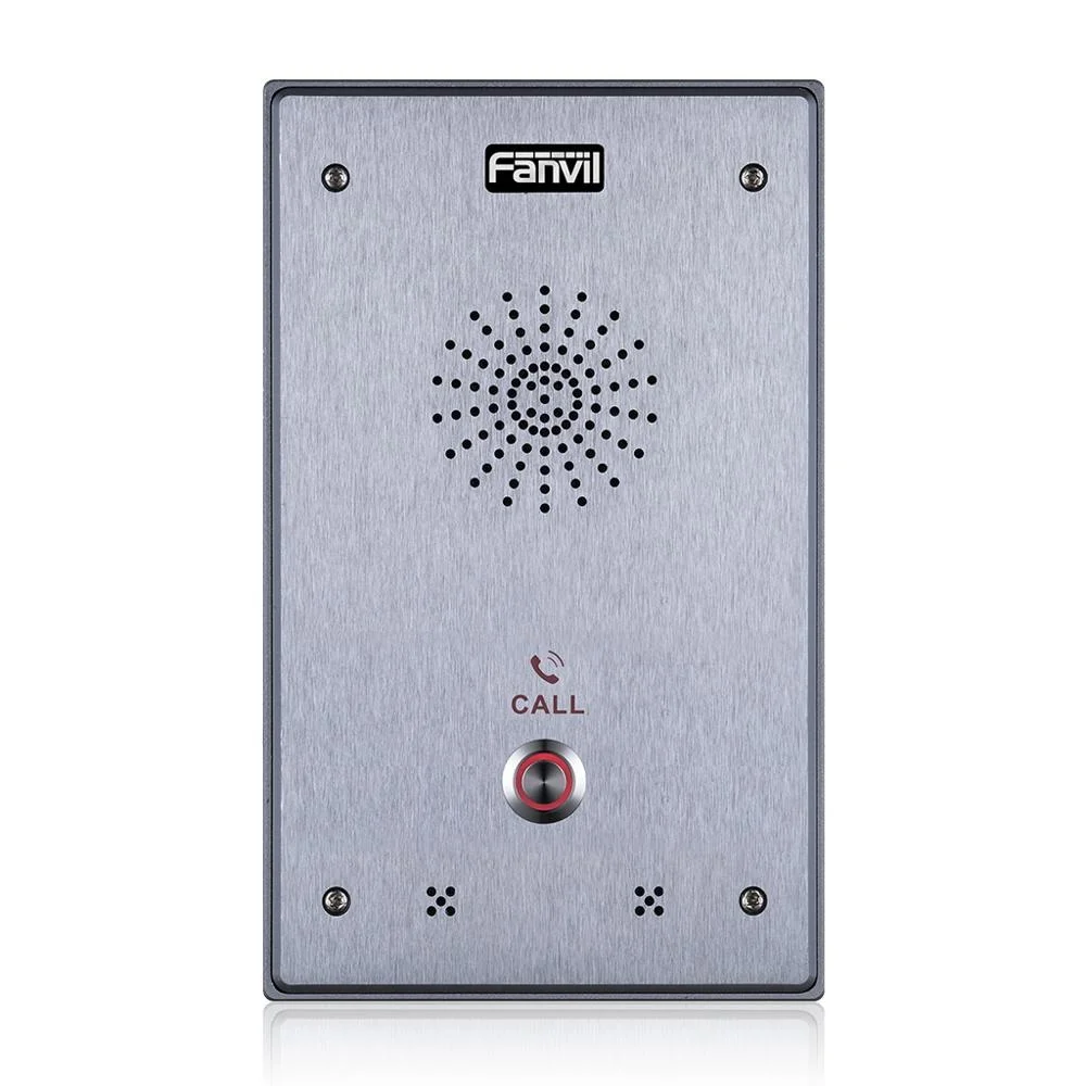 Fanvil I12 Vídeo IP Intercom Porta Telefone Áudio Intercom SIP com IP65 à prova d'água IK10 Anti-Colisão Características Produtos VoIP