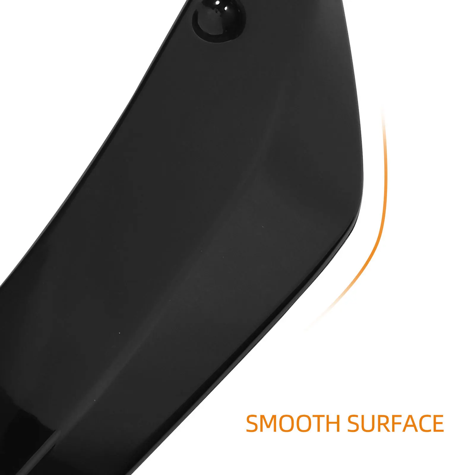 

2Pcs Car Rear Bumper Splitter Spoiler Stylish Unique Appearance Easy Installation Versatile Practical Add Elegance Personality