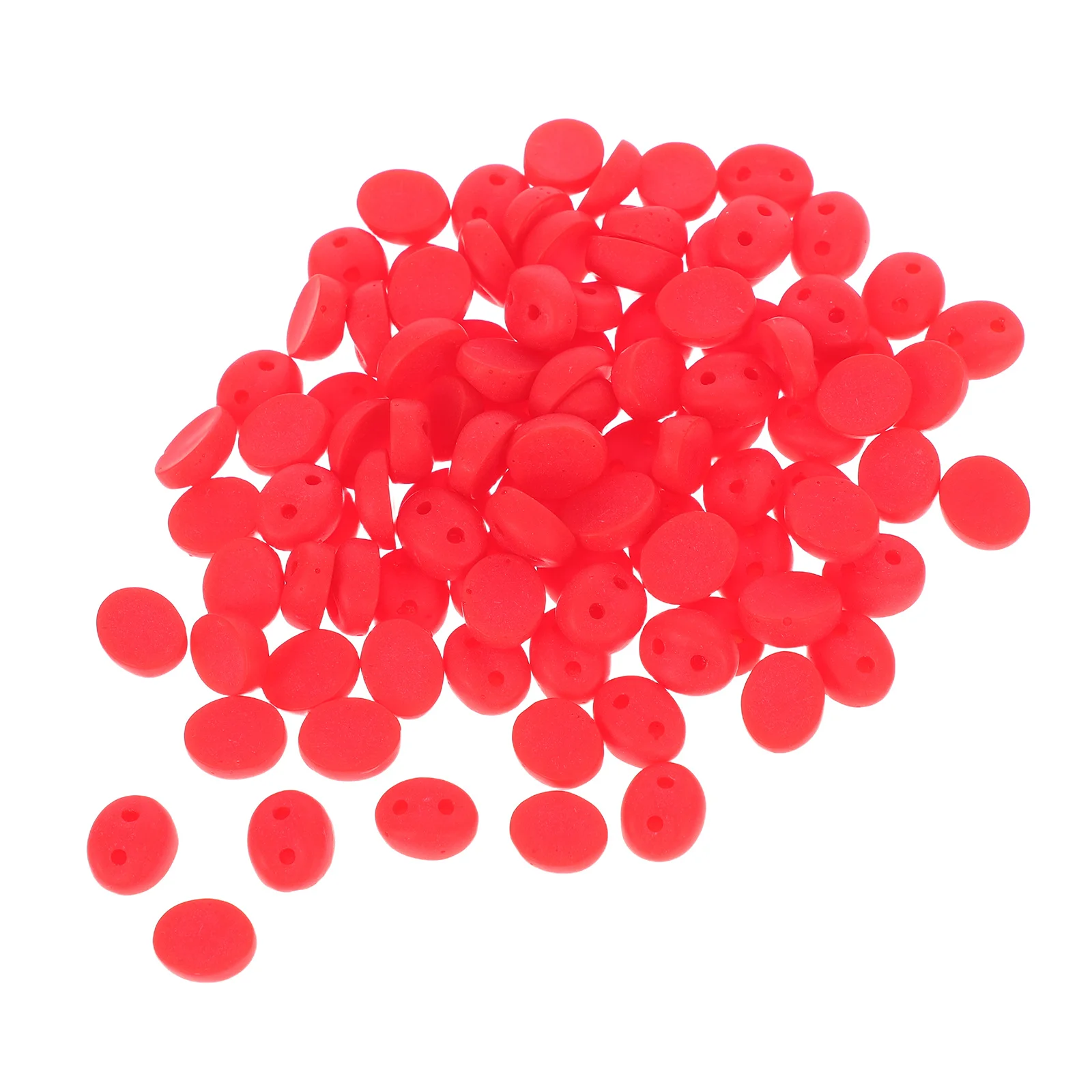 

100Pcs Pig Snout Cabochon Resin Flatback Nose for DIY Craft Projects Crochet Animal Making Scrapbooking Embellishment Hair Clip