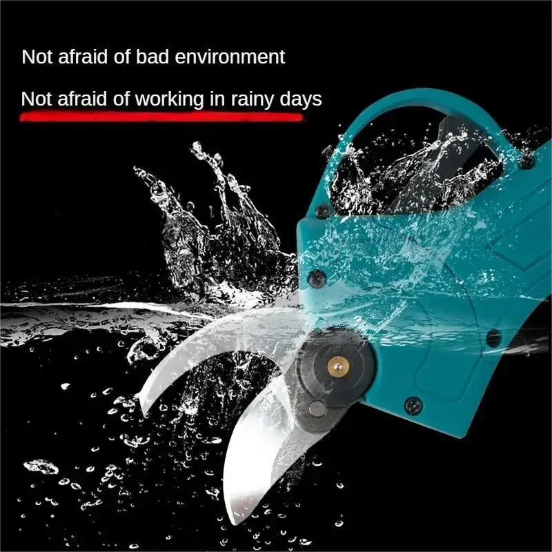 Brushless Electric Pruning Shears Garden Tool Pruner Cordless Electric Garden Scissors Fruit Tree Compatible With 2 batteries