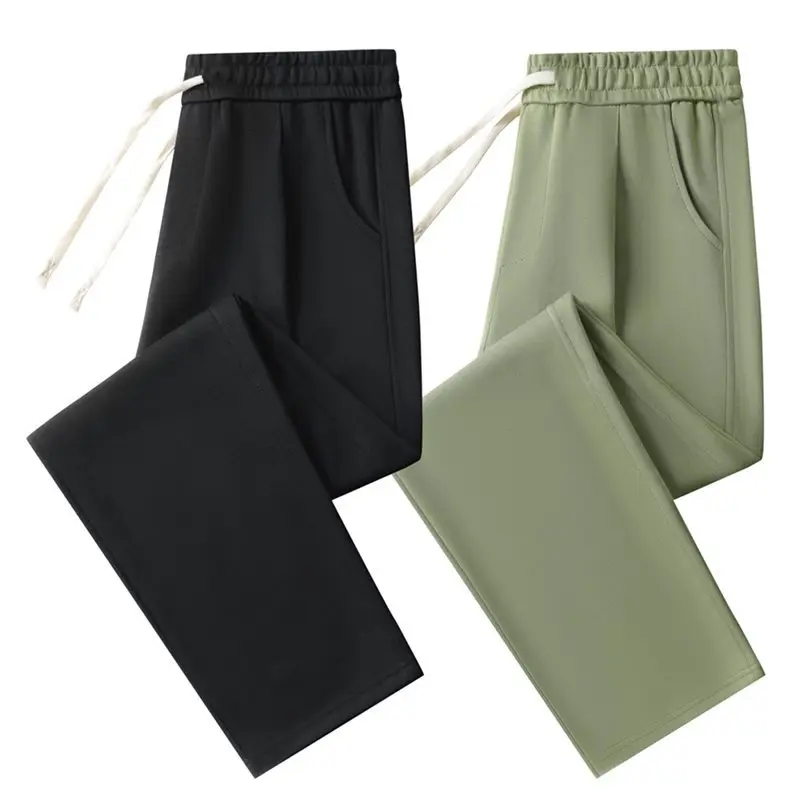

Loose Cotton Straight Leg Men's Casual Pants Spring 2026 High Street Sle Comfortable Fit Student Youth Faion Trousers