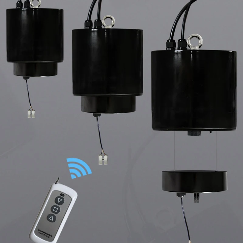 Industrial and mining lamp lifter intelligent remote control LED lamp lifting device shopping mall gymnasium factory lighting