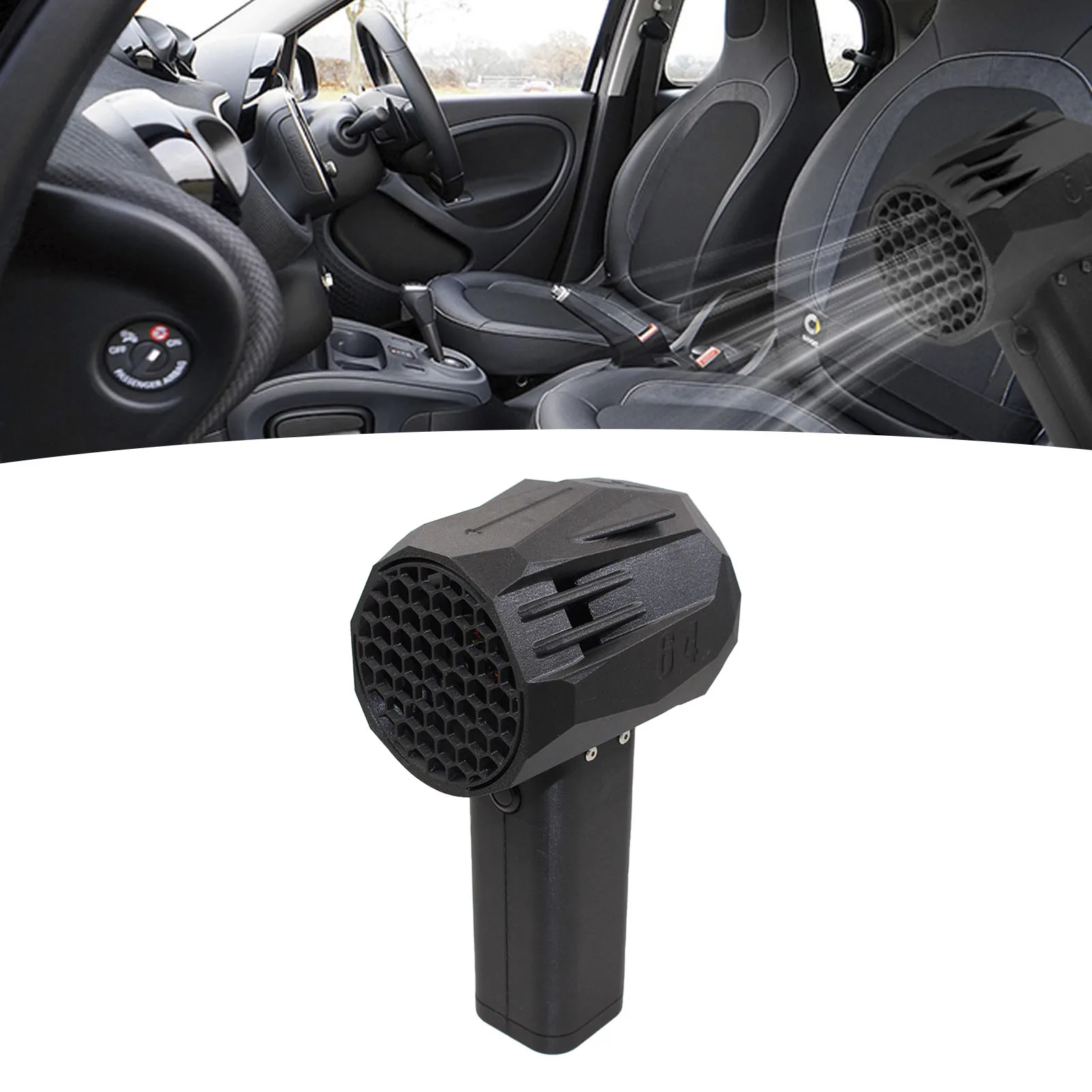 Compressed Air Duster 240km/h Speed Brushless Motor 64mm Ducted Portable Electric Air Duster