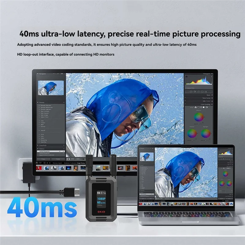 【المنتجات الساخنة】فيديو Xvision HD اللاسلكي 1080P 60 UVC تدفق 80Ms الكمون المنخفض لا ضوضاء للكاميرا/الهواتف الذكية/الكمبيوتر المباشر #3