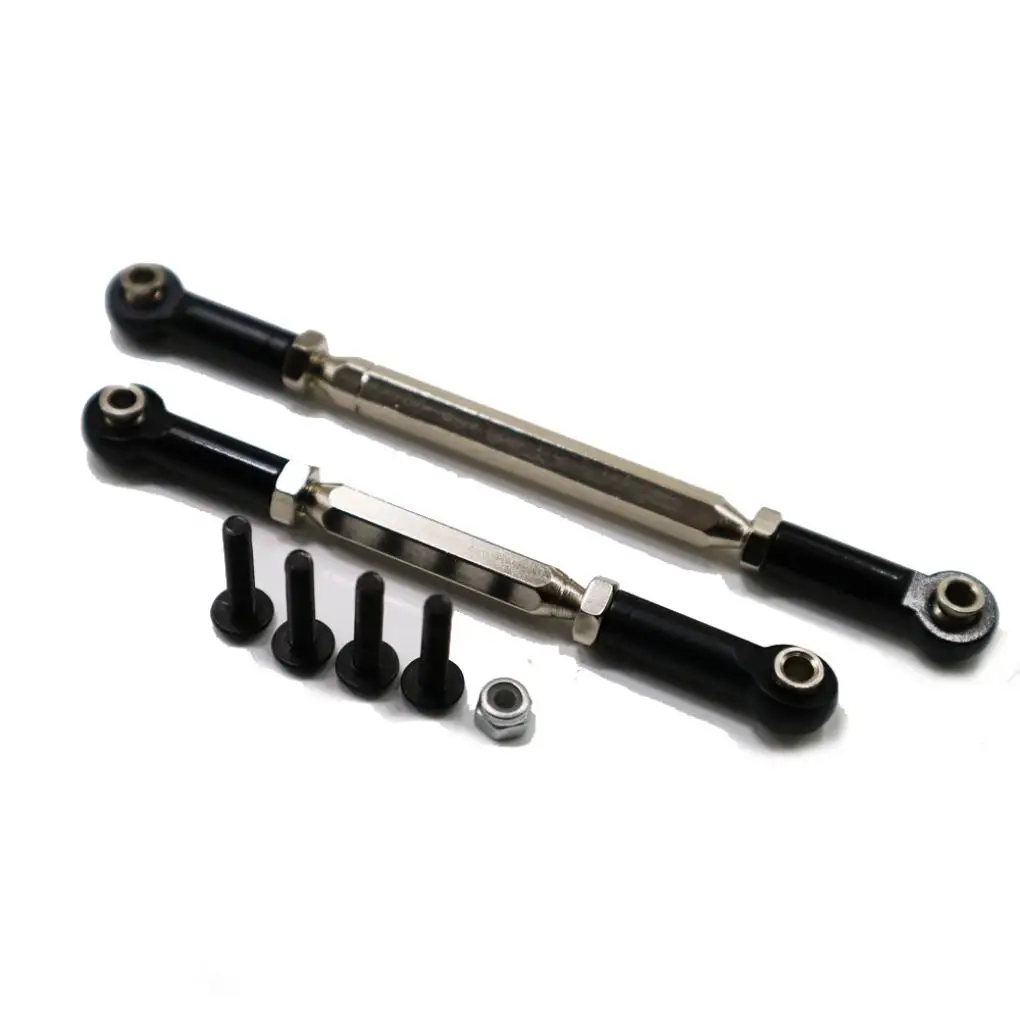 RCGOFOLLOW Aluminum Alloy Steering Link Rod RC Upgrade Part Steering Linkage Tie Rod For 1/10 HPI VENTURE RC Car Part