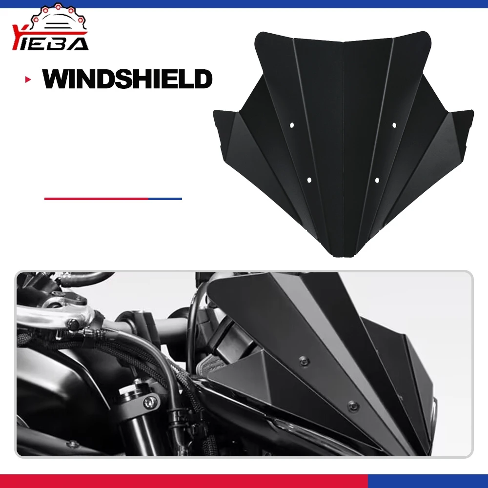 

Для Yamaha MT-10 SP MT10 SP 2022-2023-2024 аксессуары обтекатель лобового стекла алюминиевый ветрозащитный дефлектор лобовое стекло мотоцикла