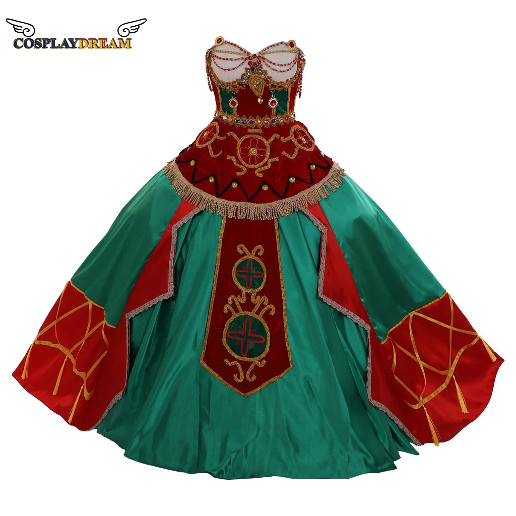 Musical The Phantom of the Opera Christine Daae Cosplay Costume Ball Gown Christine Daae Prom Dress Slave Girl Stage Dress