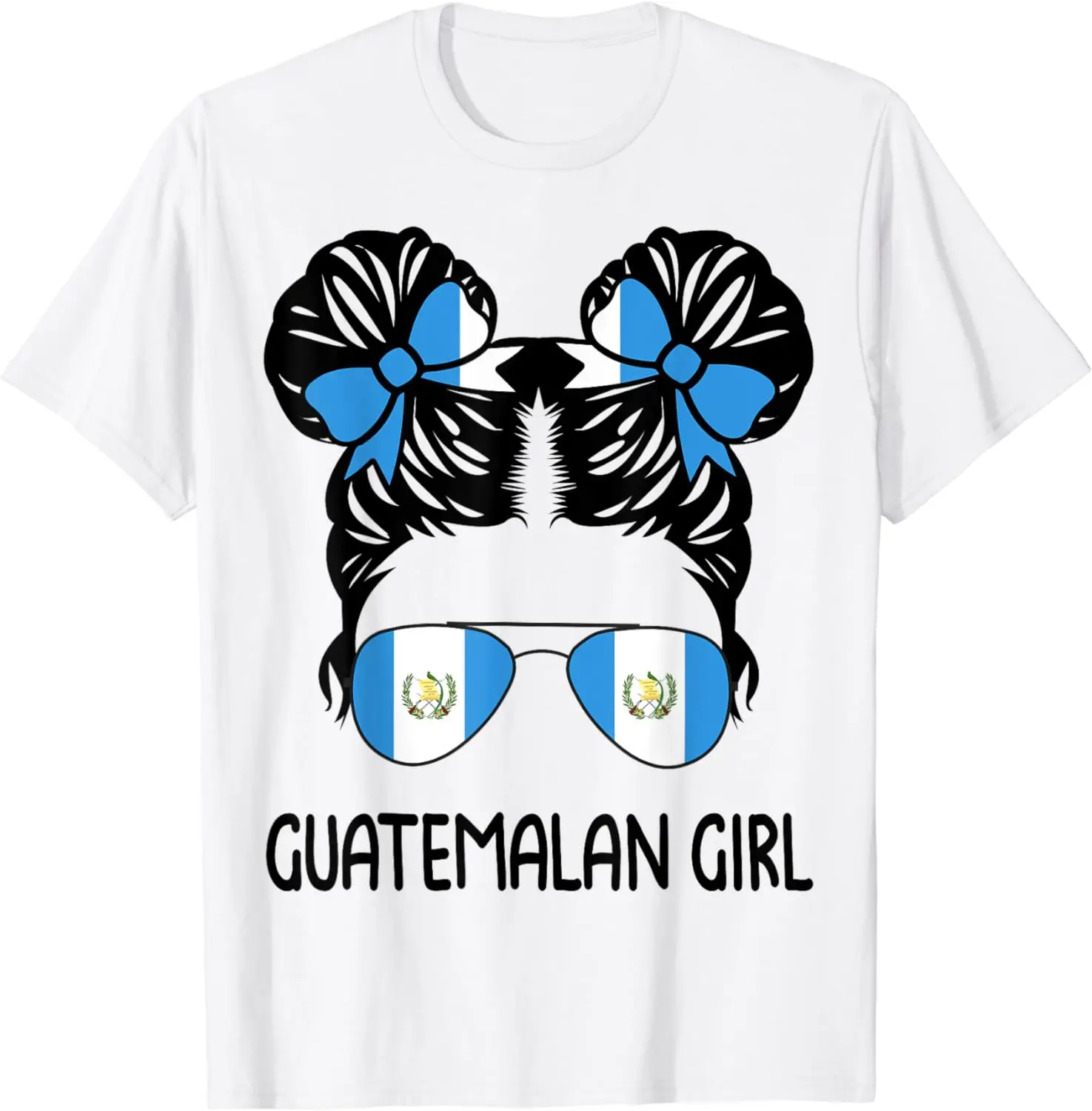 Guatemala Signature Guatemalan Flag T-Shirt for Adults Cotton Short Sleeve Vintage T Shirt Graphic Tee
