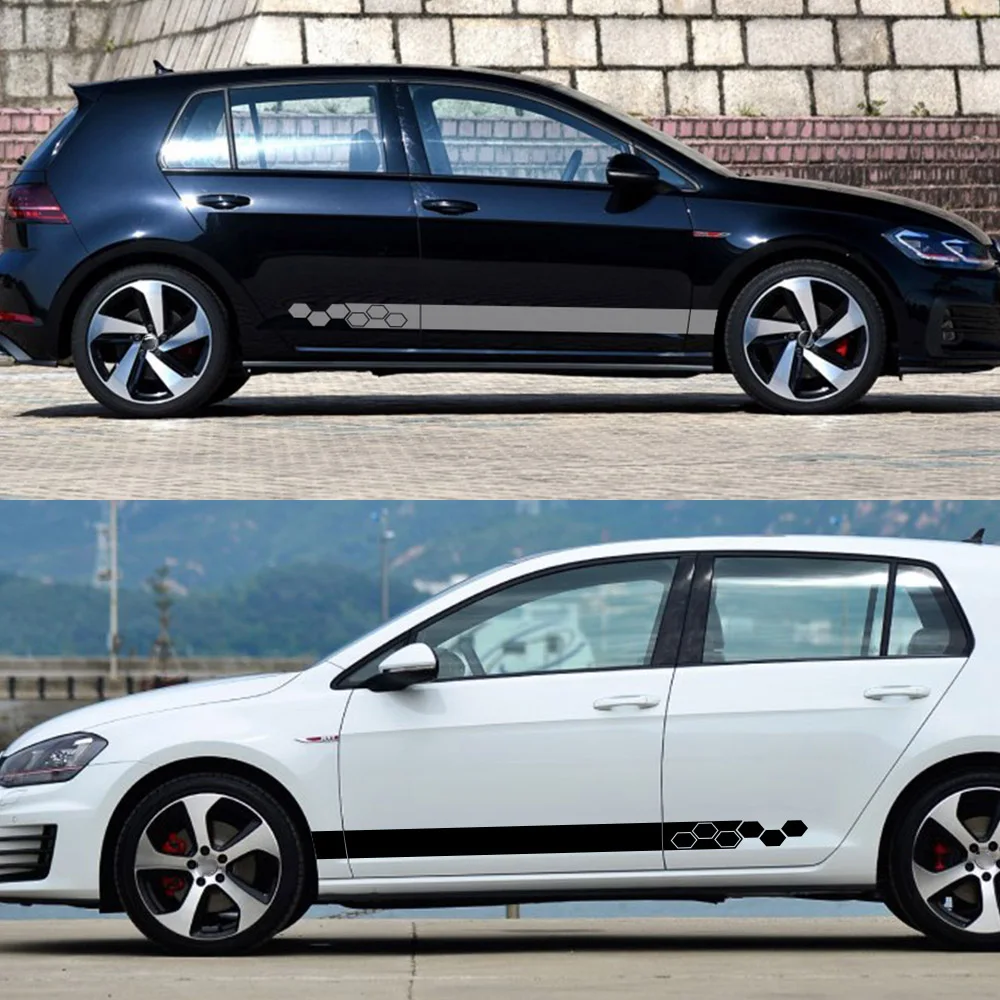 Car Door Side Stickers For Volkswagen VW Golf 4 5 6 7 Polo MK2 MK3 MK4 MK5 MK6 MK7 MK8 Tuning Accessories Auto Vinyl Decor Decal view 3