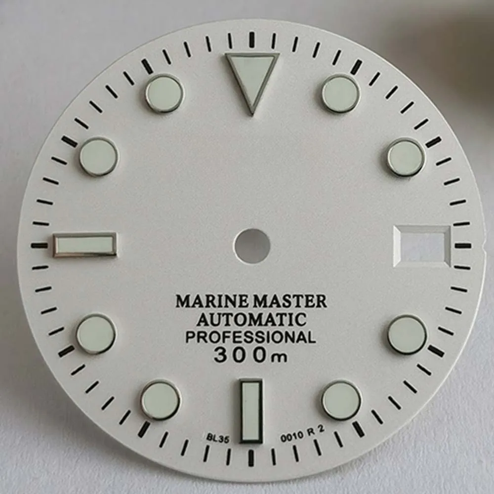 New Water Ghost NH35 S dial 28.5mm green glow-in-the-dark NH36/4R35/4R36 literal watch accessories