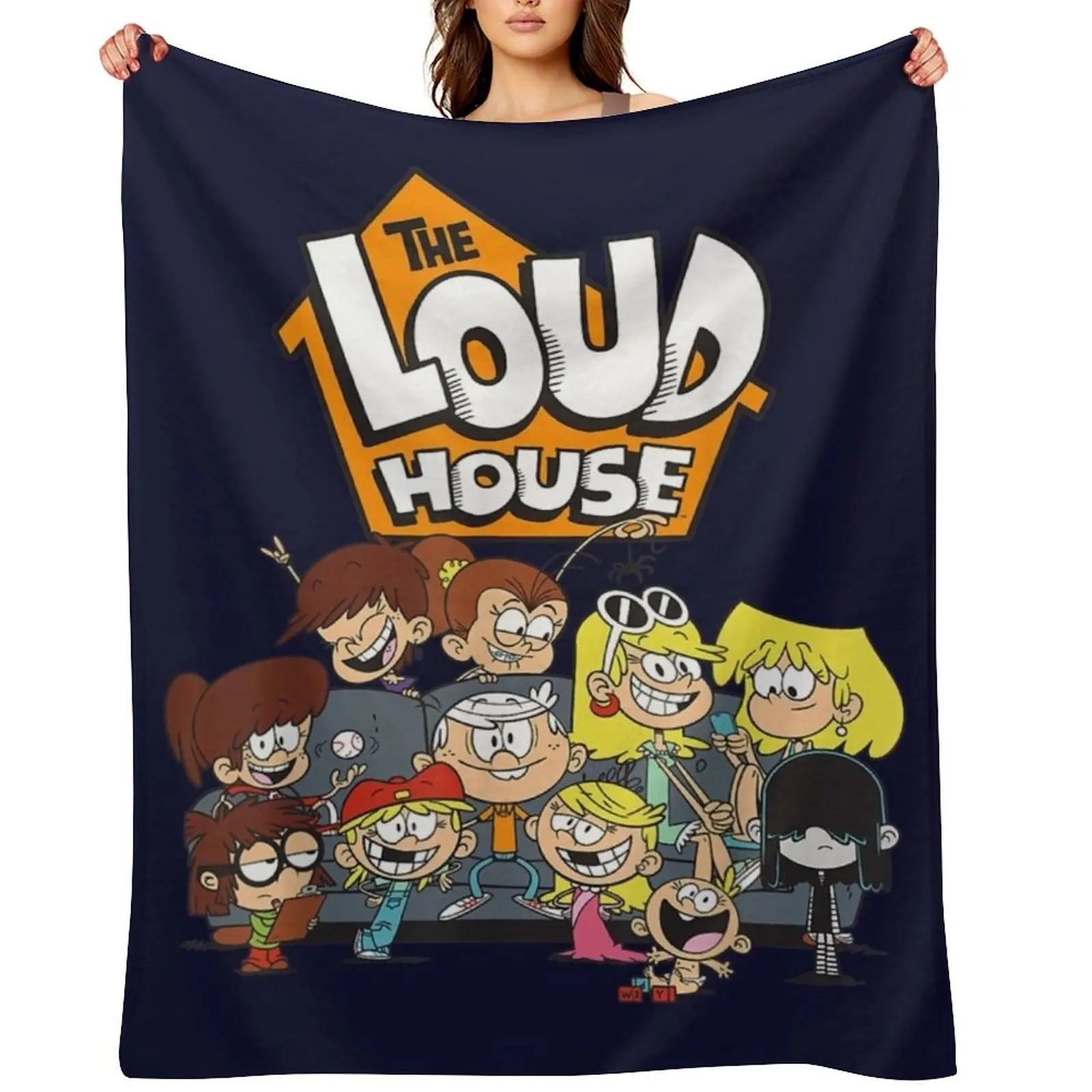 

Nickelodeon The Loud House Character Throw Blanket Sofa Quilt Custom Beautifuls Single Blankets