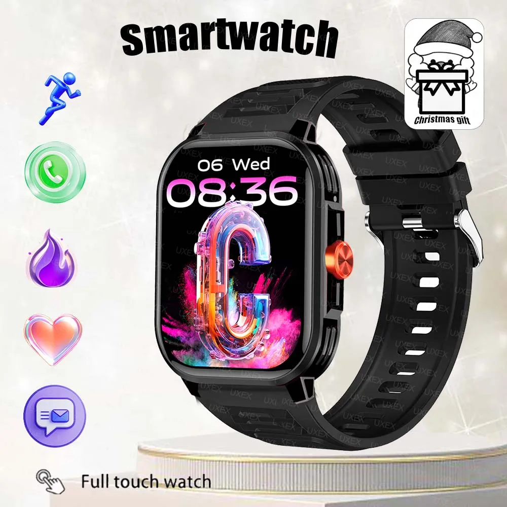 Commerce Smartwatches Men 2.01 HD Full Screen Christmas Gift Diy Faces Call  Women Fitness Watches Women For Android Ios Phone