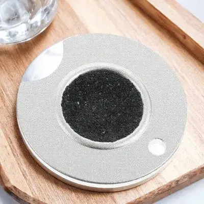 

Billiards Pool Cue Tip Shaper Aluminum Compact Strong Tip Burnisher Scuffer Tool for Sharpening Mushroom Heads Pool Cue