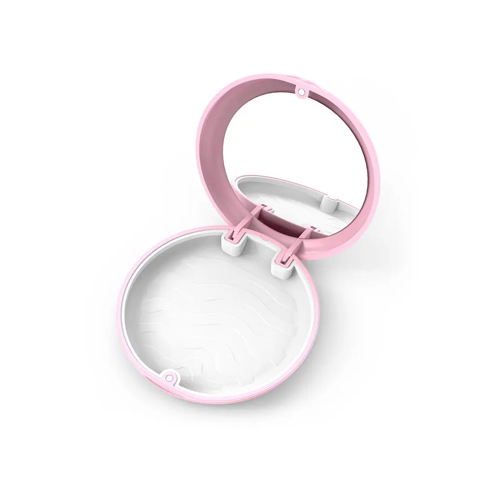 Dental Braces Retainer Case Magnetic Orthodontic Retainer Case For Teeth Denture Box With Mirror Travel False Tooth Storage Box