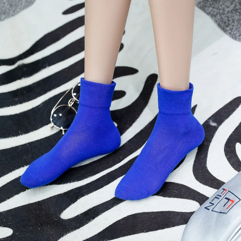 1005 Width Screw Type 18 New Basic 's Japanese Women's Pure Cotton Socks Factory Direct Sales