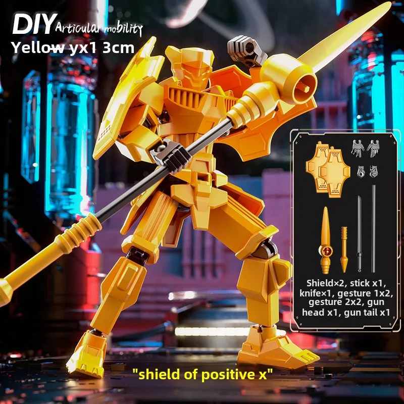 Die dritte Generation 3 Druck Dummy Lucky 13 Puppe Farbserie Aktives Gelenk Plüschtier DIY handgemachte Geschenke Figuren Spielzeugmodul